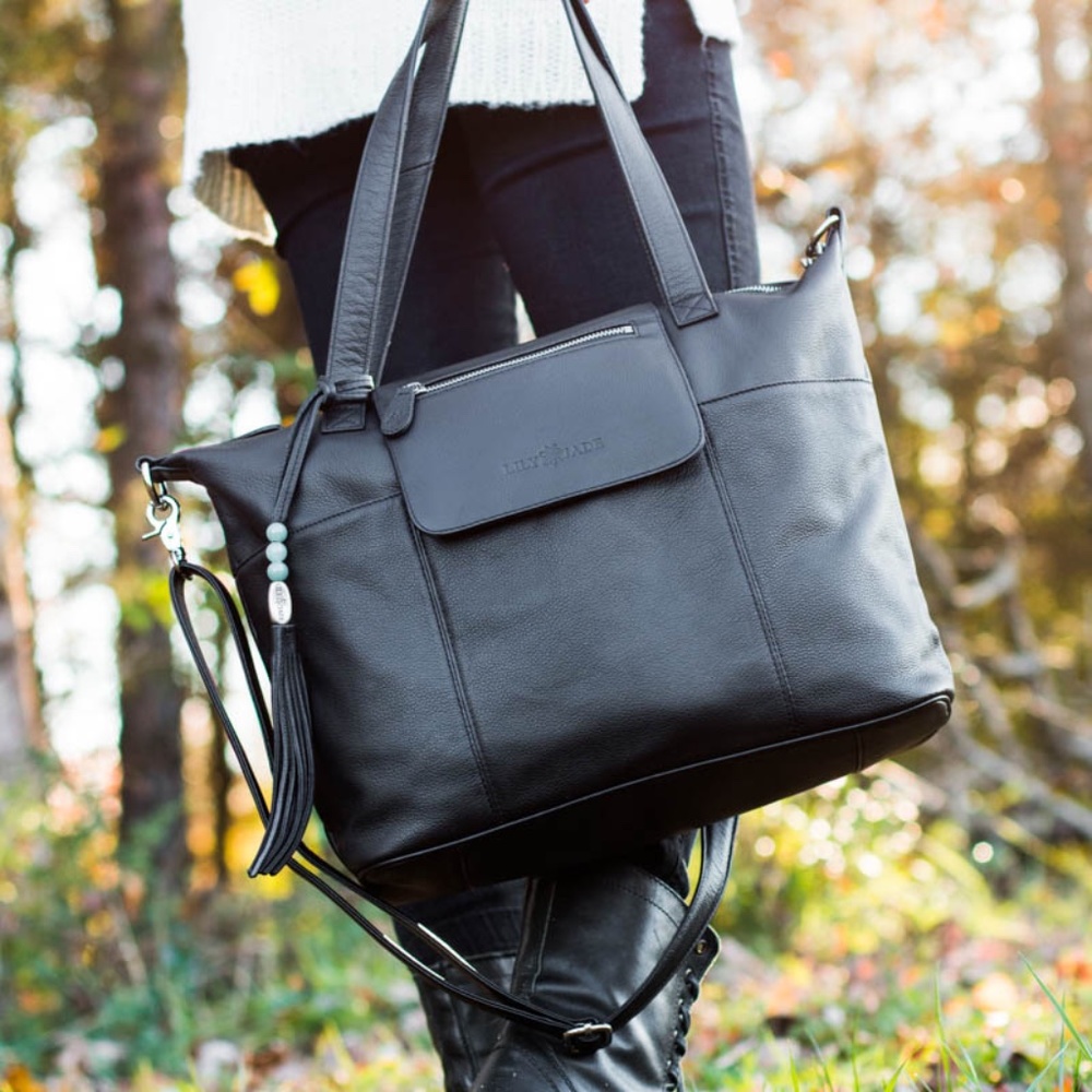 Lily Jade Madeline Diaper Bag - Black